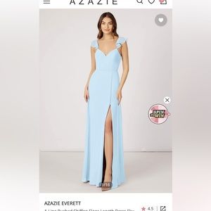 Azazie Everett Sky Blue XS